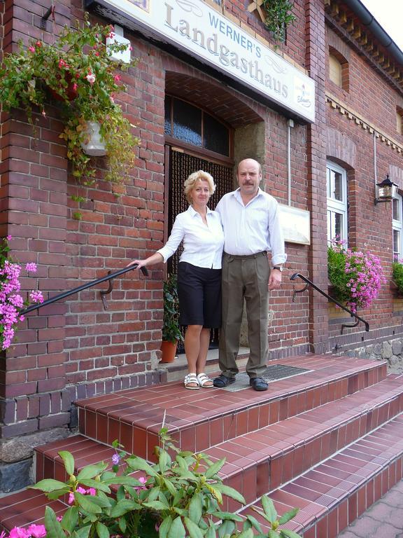 Werners Landgasthaus Lieskau Exteriér fotografie